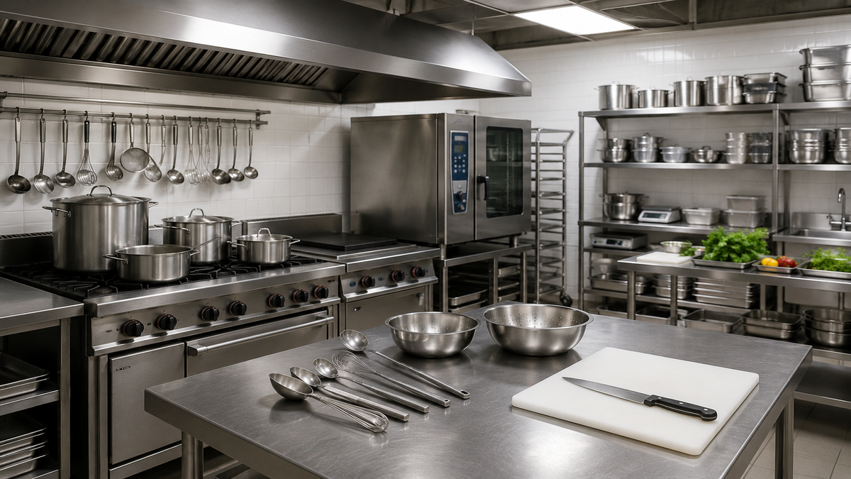 Veja como montar uma cozinha industrial e o que avaliar antes de comprar equipamentos, utensílios e itens para uma operação profissional